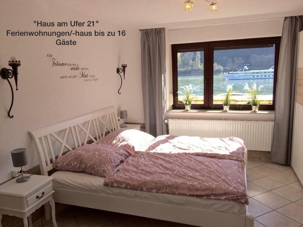Апартаменти Haus Am Ufer Mit Rheinpanoramablick Кобленц Екстер'єр фото