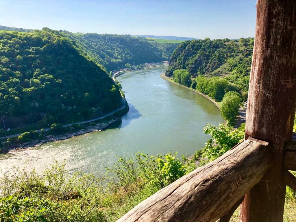 Апартаменти Haus Am Ufer Mit Rheinpanoramablick Кобленц Екстер'єр фото